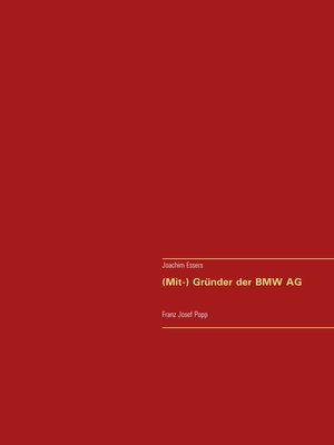 cover image of (Mit-) Gründer der BMW AG